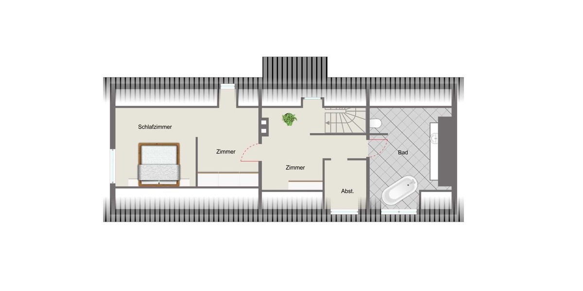 Grundriss Dachgeschoss